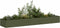 vidaXL - Plantenbak - 360x80x40 - cm - staal - olijfgroen