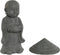 Decoratieve figuren Home ESPRIT Grijs Monnik Orientaals 30 x 30 x 53 cm