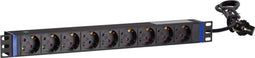 DSIT 19 inch 9 voudige stekkerdoos - geschikt voor serverkast - patchkast en flightcase