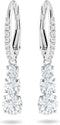 Swarovski Attract Trilogy - Oorstekers - Zilverkleurig