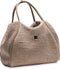 Designed by Lotte Tebby - Draagtas Hond - Teddy stof - Beige - 43x18x35 cm