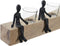 Kaarshouder DKD Home Decor 43 x 9 x 14 cm Kristal Natuurlijk Zwart Bruin Transparant Aluminium Mangohout