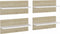 vidaXL - Wandschappen - 4 - st - 40x11,5x18 - cm - wit - en - sonoma - eikenkleurig