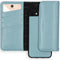 Selencia Hoesje Geschikt voor iPhone SE (2022) / SE (2020) / 8 / 7 / 6s / 6 Hoesje Met Pasjeshouder - Selencia Eny Uitneembare Vegan Lederen Clutch - Blauw