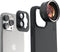 ShiftCam iPhone 13 Pro - hardcase telefoonhoesje - vegan leer - krasvrij waterbestendig stootvast - antraciet