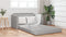 vidaXL - Vloersofa - Bed - 2-in-1 - Cloud - Grijs - 124x71x78 - cm - Stof