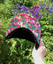 Capiche® Snapback Pet Heren – Tulip Field – Zwart – Verstelbaar met Druksluiting – Sportcap – Baseball Cap – Mannen Cap – Tulpen Pet