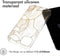 iMoshion Hoesje Geschikt voor iPhone 15 Plus Hoesje Siliconen - iMoshion Design hoesje - Transparant / Golden Leaves Transparant