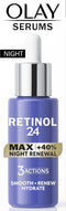 Olay Retinol 24 MAX* Nachtserum - 3 Acties: Gladmaken, Vernieuwen en MAX* hydrateren - 40 ml