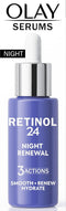 Olay Retinol 24 Nachtserum - Met Retinyl Propionaat - Maakt Glad, Vernieuwt en Hydrateert - 40 ml