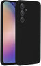 Accezz Samsung Galaxy A55 - Liquid Silicone Backcover - Schokabsorberend - Zwart