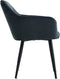 Eetkamerstoel Praia Velvet Charcoal - Set van 2