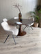 Old Inn - Eetkamertafel Mango Rond Walnoot 140cm