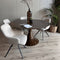 Old Inn - Eetkamertafel Mango Rond Walnoot 150cm