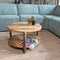 Old Inn - Mango salontafel naturel rond 65 cm