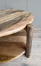 Old Inn - Mango salontafel naturel rond 65 cm