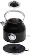 Adler AD 1346B - Waterkoker 1,7L met thermometer en STRIX - Zwart