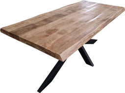 Eettafel mangohout - eettafel industrieel - eettafel 300cm