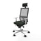 Bureaustoel met hoofdsteun Piqueras y Crespo 4B086N1 Zwart