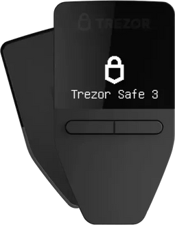 Trezor - Safe 3 - Crypto Wallet - EAL6+ CC beveiligingschip - Cosmic Black