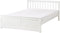 OLENDON - Tweepersoonsbed - Wit - 140 x 200 cm - Dennenhout