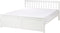 OLENDON - Tweepersoonsbed - Wit - 160 x 200 cm - Dennenhout