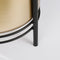 Mica Decorations Sverre - Bloempot op standaard - H29 x Ø25 cm - Goud zwart