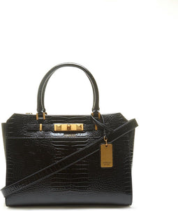 Guess Raffie - Dames Handtas - Slangenprint - Zwart