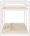 vidaXL - Stapelbed - 90x190 - cm - massief - grenenhout - wit