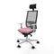 Bureaustoel met hoofdsteun Piqueras y Crespo 4B026N1 Roze