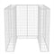 vidaXL - Schanskorf - enkele - vuilnisbak - ombouw - 110x100x120 - cm - staal