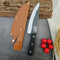 T&M Knives Torgnys - Koksmes 30cm - Handgemaakt Roestvrijstaal Inclusief Cadeaubox en Beschermhoes