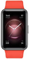 Huawei Watch Fit New - Smartwatch - 96 workout modes GPS hartslagmonitor - Grijs (Rood)