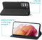 iMoshion Hoesje Geschikt voor Samsung Galaxy S21 FE Hoesje Met Pasjeshouder - iMoshion Slim Folio Bookcase - Zwart