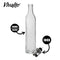 Olie- En Azijnfles 500 Ml Glas/rvs Transparant 2 Stuks