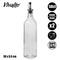 Olie- En Azijnfles 500 Ml Glas/rvs Transparant 2 Stuks