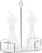 Olie en azijnset DKD Home Decor 200 ml 19,5 x 10 x 23,5 cm Metaal Transparant 2 Stuks Borosilicaatglas