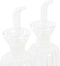 Olie en azijnset DKD Home Decor 250 ml 14 x 7,5 x 21 cm Natuurlijk Transparant Acacia Borosilicaatglas