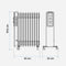 Olieradiator (11 kamers) Universal Blue 460-UCRA9101 Wit 2000 W