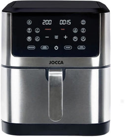 Olievrije friteuse - JOCCA - 2193 - 8 L - 1800 W - 30,3 x 38,3 x 35,1 cm - Roestvrij staal