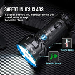 Olight Marauder 2 Oplaadbaar Zwart
