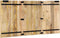 vidaXL - Hoofdbord - 160 - cm - massief - ruw - mangohout