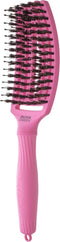 Olivia Garden Borstel Fingerbrush Boar & Nylon Bubble Pink 1St