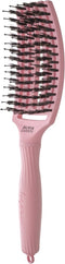 Olivia Garden Borstel Fingerbrush Boar & Nylon Soft Pink 1St