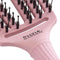 Olivia Garden Borstel Fingerbrush Boar & Nylon Soft Pink 1St