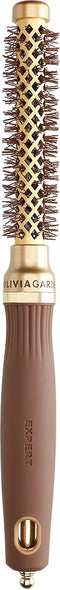 Olivia Garden Expert Blowout Shine Borstel Wavy Bristles Gold&Brown Brush Ø20mm