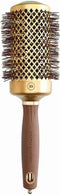 Olivia Garden Expert Blowout Shine Borstel Wavy Bristles Gold&Brown Brush Ø55mm