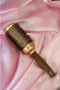 Olivia Garden Expert Blowout Shine Borstel Wavy Bristles Gold&Brown Brush Ø55mm