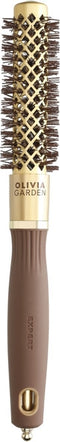 Olivia Garden Expert Blowout Shine Borstel Wavy Bristles Gold&Brown Brush Ø20mm