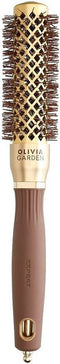 Olivia Garden Expert Blowout Shine Borstel Wavy Bristles Gold&Brown Brush Ø25mm